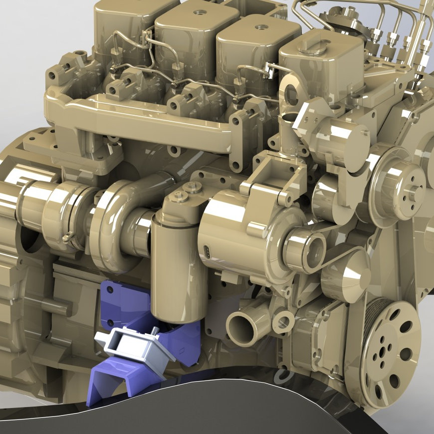 Cummins 4BT Jeep TJ Conversion Engine Mounts FarmStrongInc