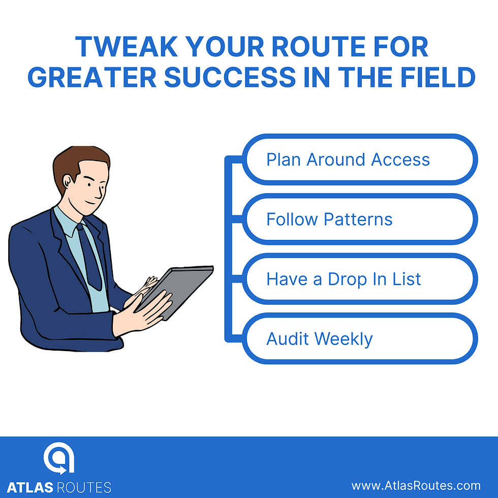 Tweak your routes for better success in pharma sales
