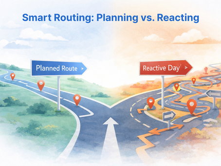 Smart Routing: Planning vs Reacting