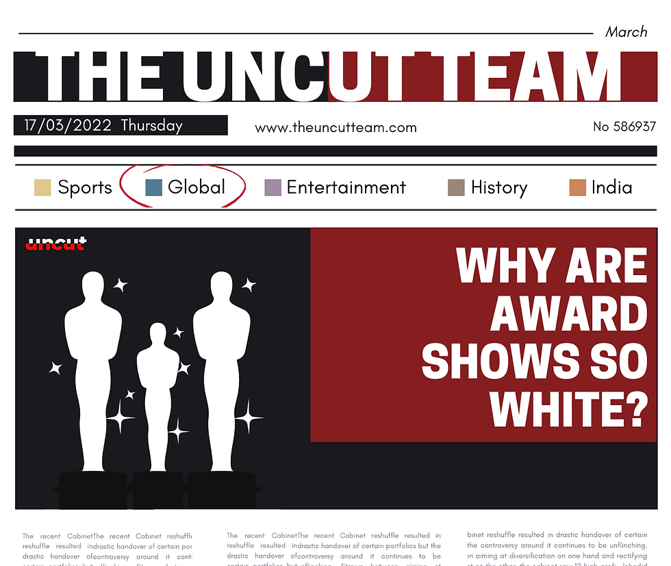 Why are award shows so white!?