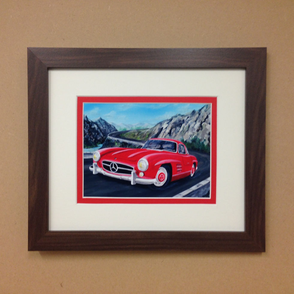 Thumbnail: Mercedes Benz 300 SL Gullwing Framed print