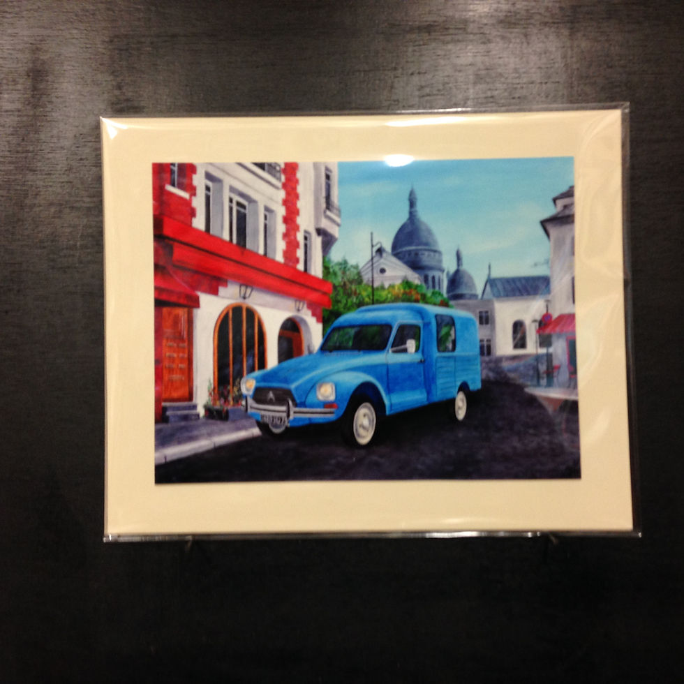 Citroen Acadiane Dyane van Print