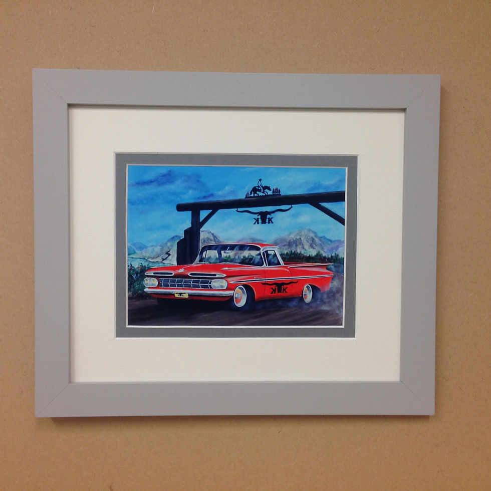 Thumbnail: Chevrolet El Camino Pick-up Framed print