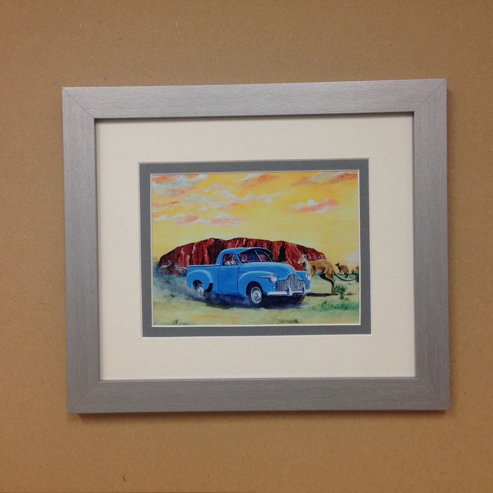 Thumbnail: Holden FX Pick-up Ute Framed print