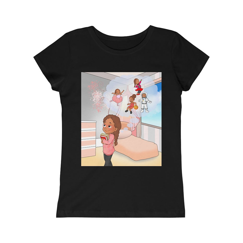 Thumbnail: Never Stop Dreaming! Girls Princess Tee