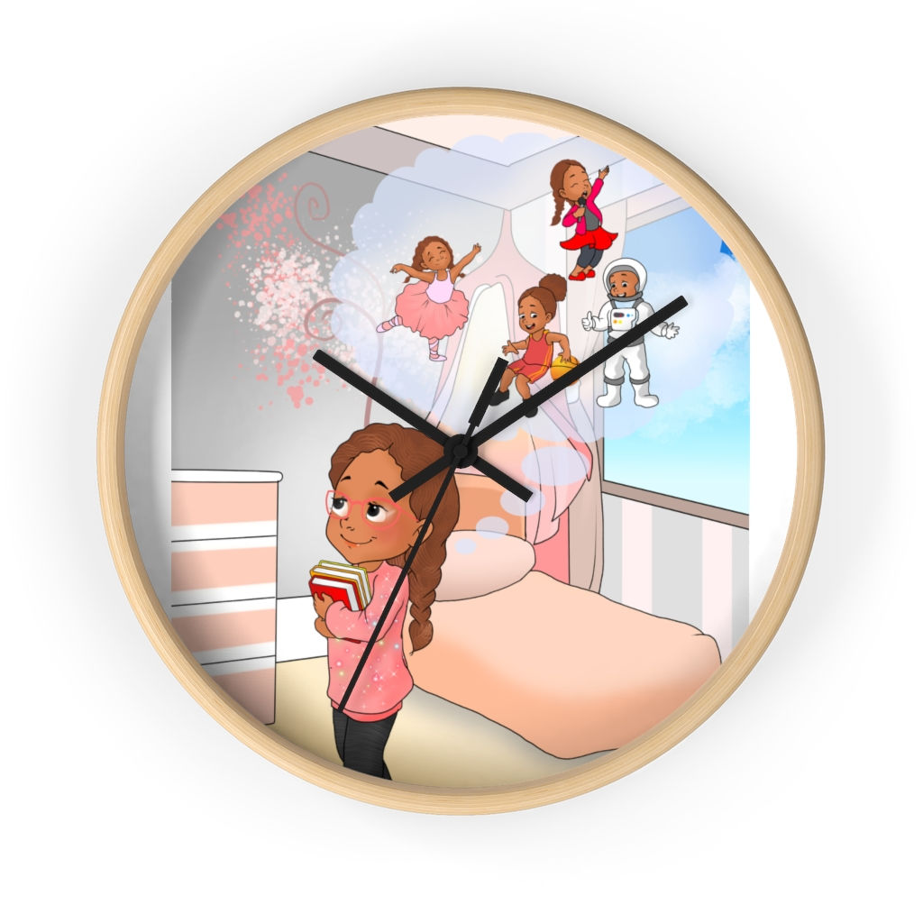 Never Give Up! Wall clock