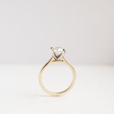 Brilliant Cut Diamond Solitaire Ring