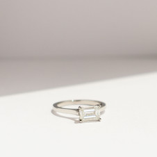 Platinum Baguette Diamond Ring