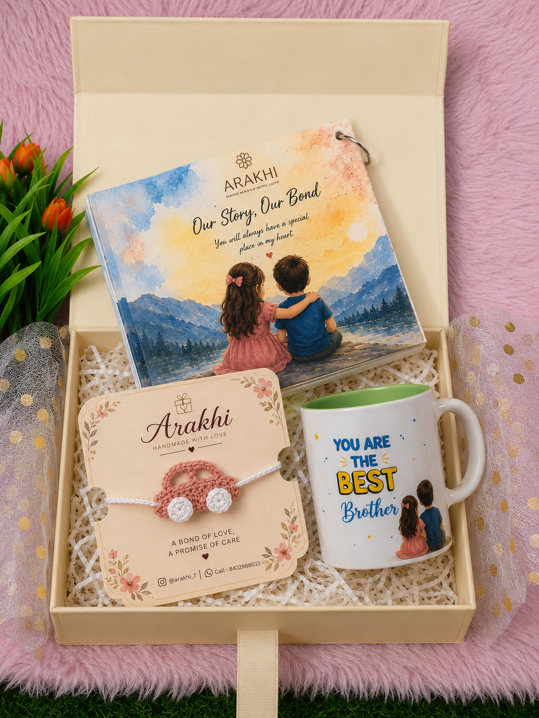 kids sibling gift box