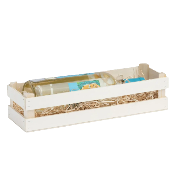Confezione cassetta in legno 1 bottiglia 0.75l standard ecologica