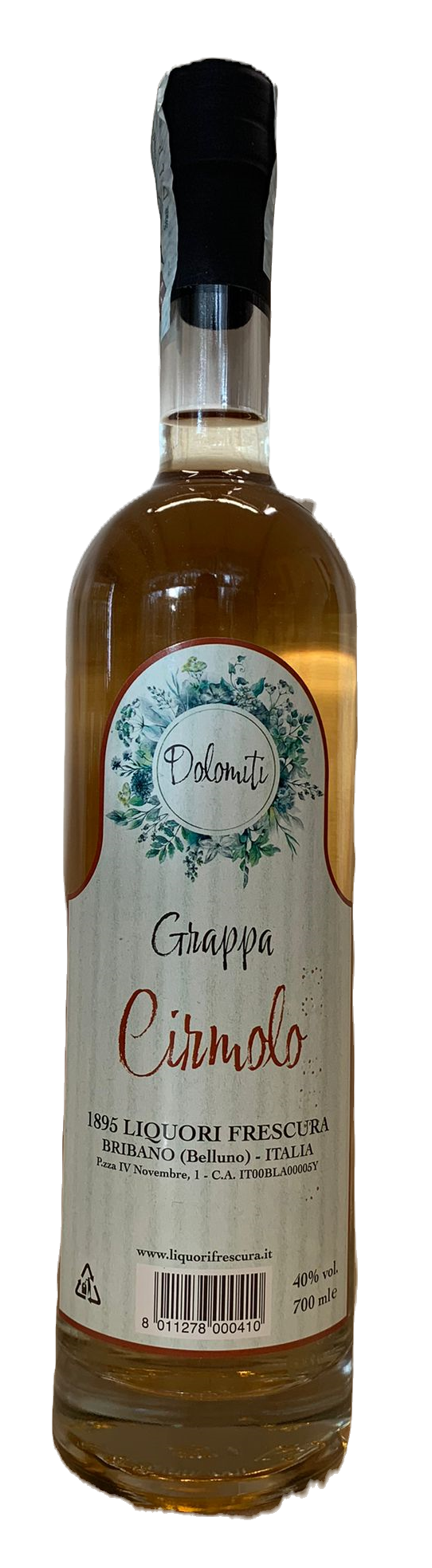 Grappa Cirmolo Liquori Frescura 0,7l