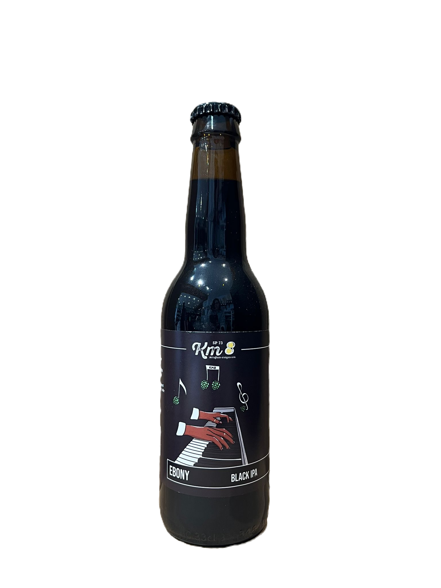 Ebony Black IPA Birrificio Km8 0.33l