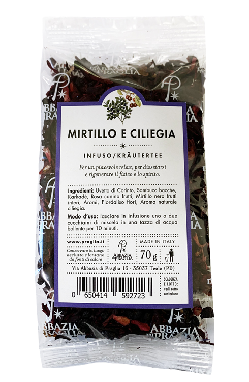 Infuso Mirtillo e Ciliegia Abbazia di Praglia