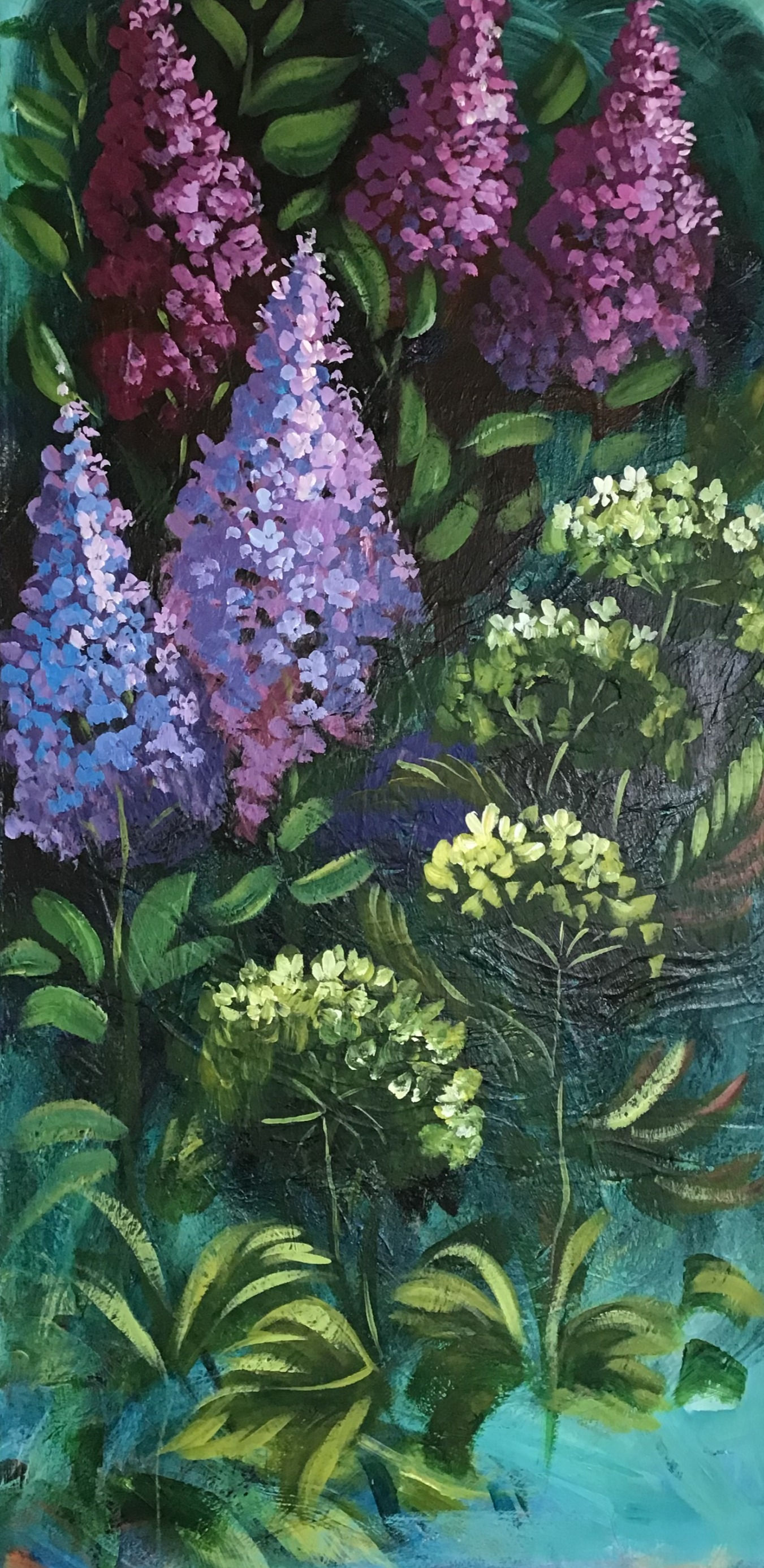 Lilac and Cranberry Blossoms