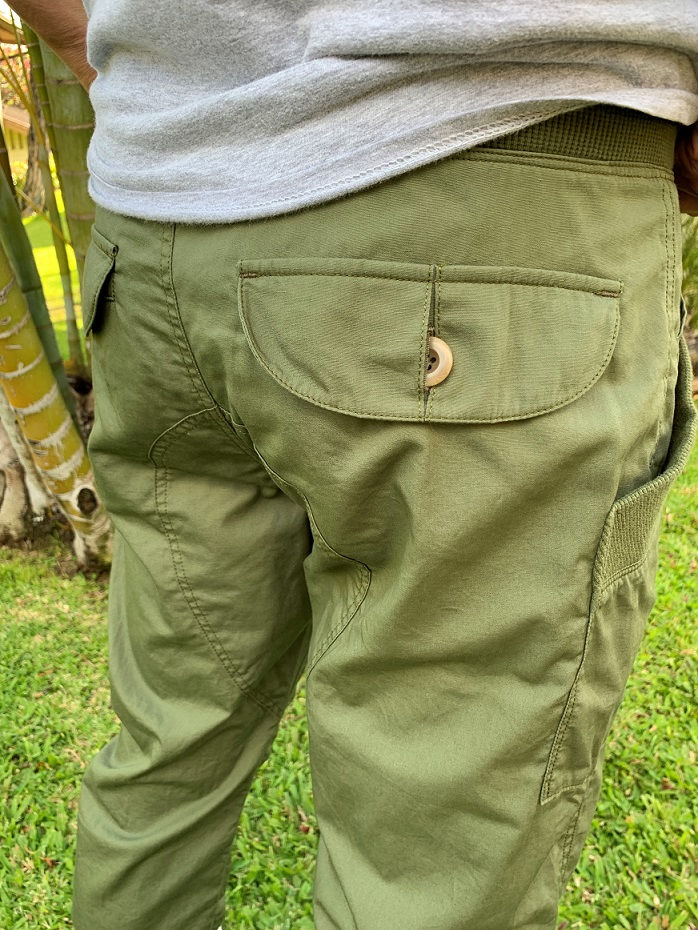 サムネイル： サイドポケットリブパンツ/オリーブ