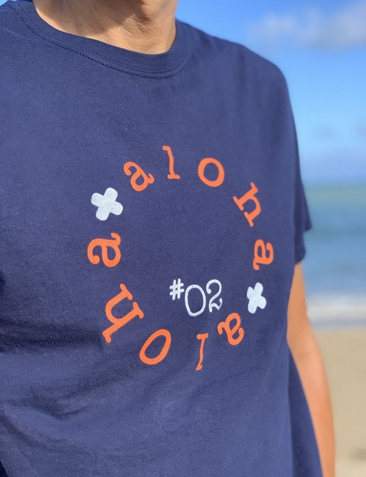 サムネイル： メンズプリントロゴTシャツ/＃02/ネイビー