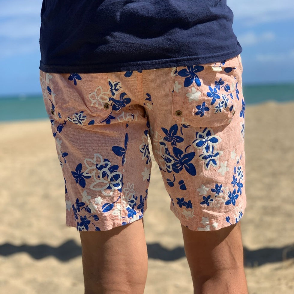 Thumbnail: Rainbow shower surf style pants