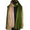 Thumbnail: 100% Handwoven cashmere Pashmina with Color Gradient - green & beige