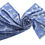 Miniaturbild: Veganer, doppelseitiger Tiermotiv - Pashmina blau