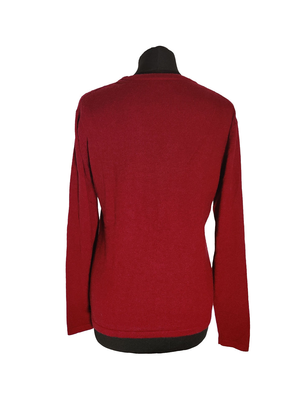 Thumbnail: Strickjacke Wolle, Cardigan Damen, bordeaux