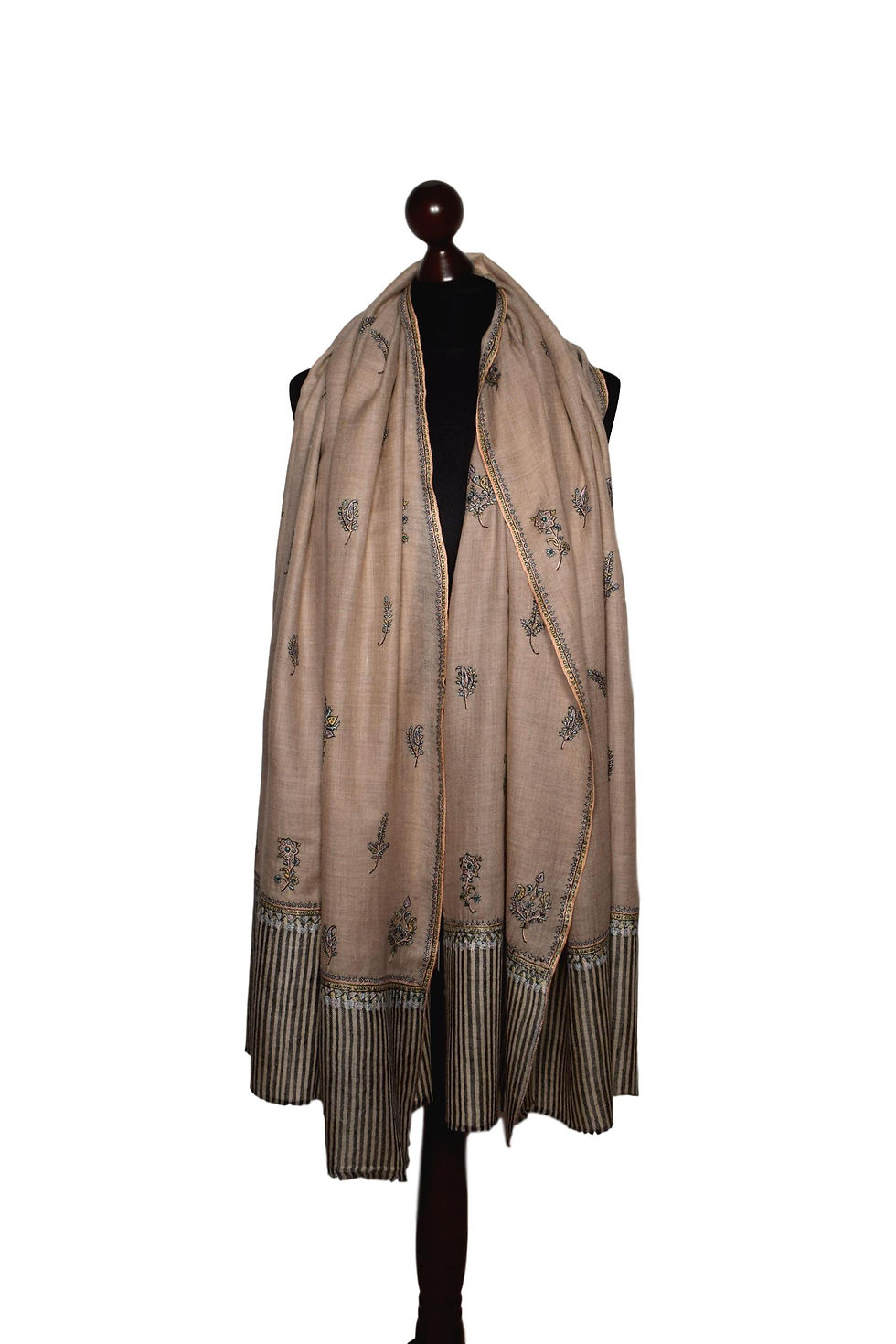 Miniaturbild: Handbestickter 100% Kaschmir - Pashmina