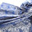 Miniaturbild: Veganer, doppelseitiger Tiermotiv - Pashmina blau