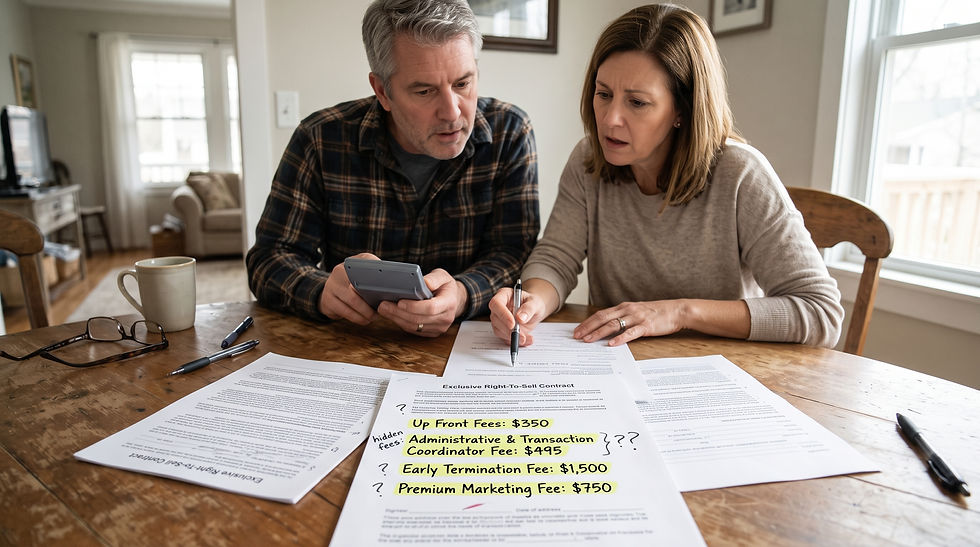 The Hidden Fees in Real Estate Listing Contracts: What Sellers Should Look For