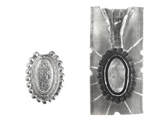 Experimenting in pewter.