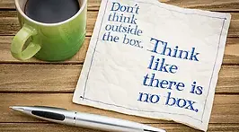 Think like there is no box.