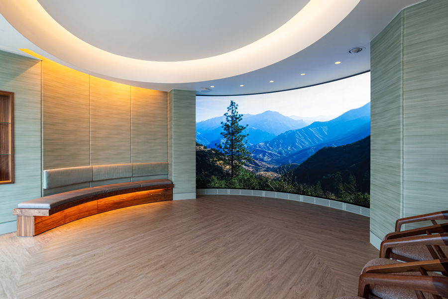 VCU Healing Space Video Wall in 4K