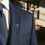 Thumbnail: Turf Club martini pin on a blue suit