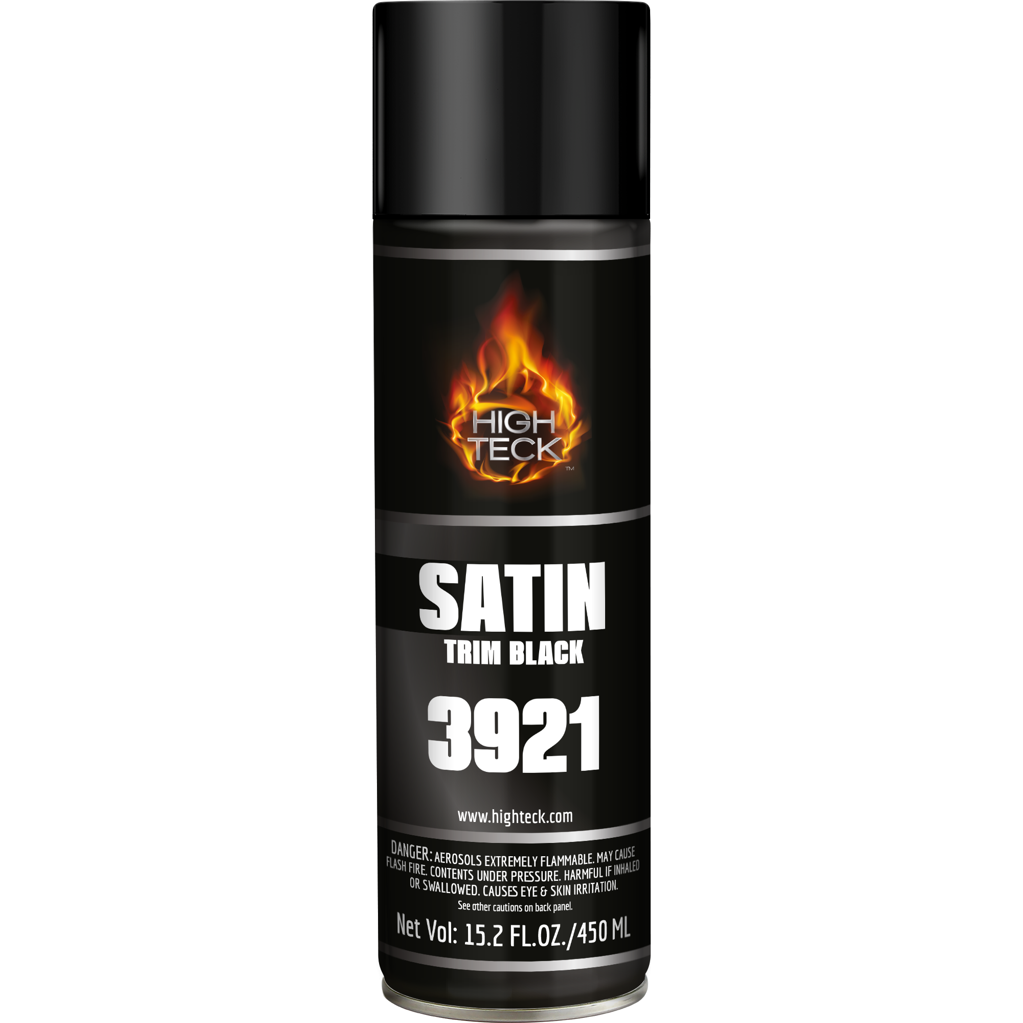 HIGH TECK SATIN TRIM BLACK AEROSOL