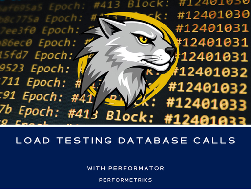 Using Performator to Load Test Database Calls