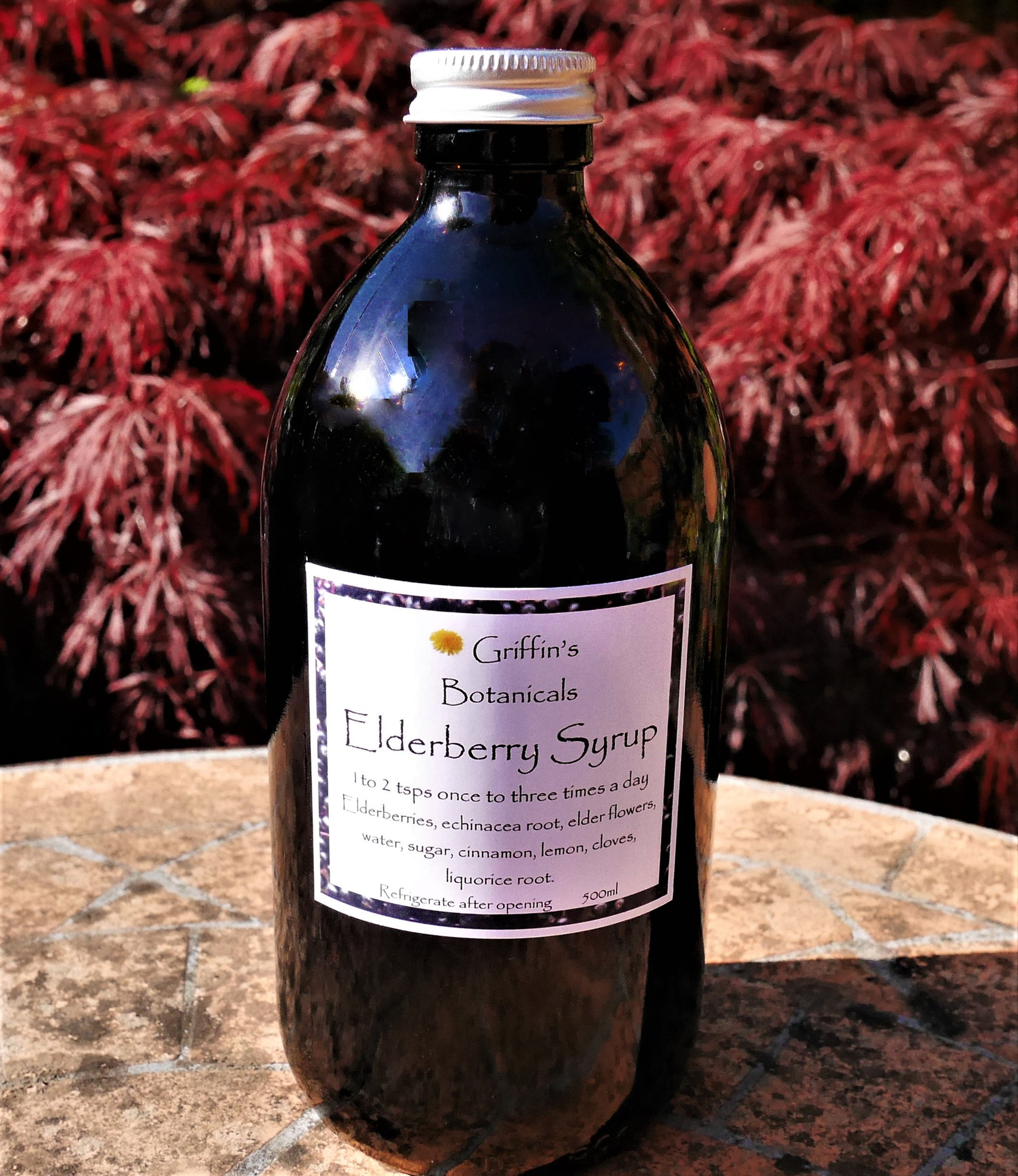 Elderberry syrup with echinacea & elderflowers 500ml
