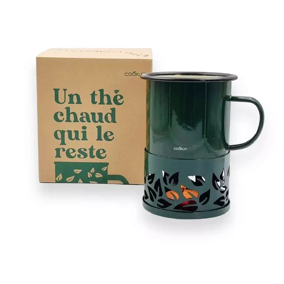 Mug chauffant vert