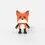 Miniature : Enceinte Dancing Animal Renard