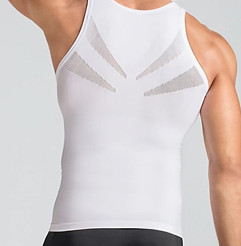 GC2 MemoryBind Gynecomastia Compression Tank – Men's Sleeveless Shapewear, Round Neck