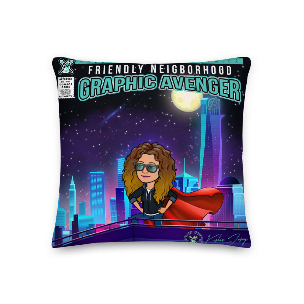 Hero of My City Premium Pillow