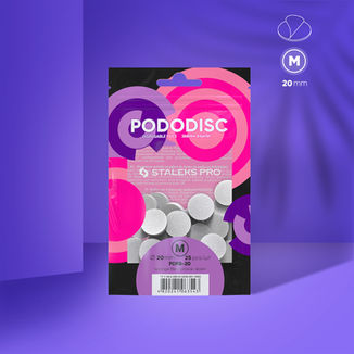 STALEKS EXPERT 20 PODODISC M Éponges-limes pour disque de pédicure 20 mm