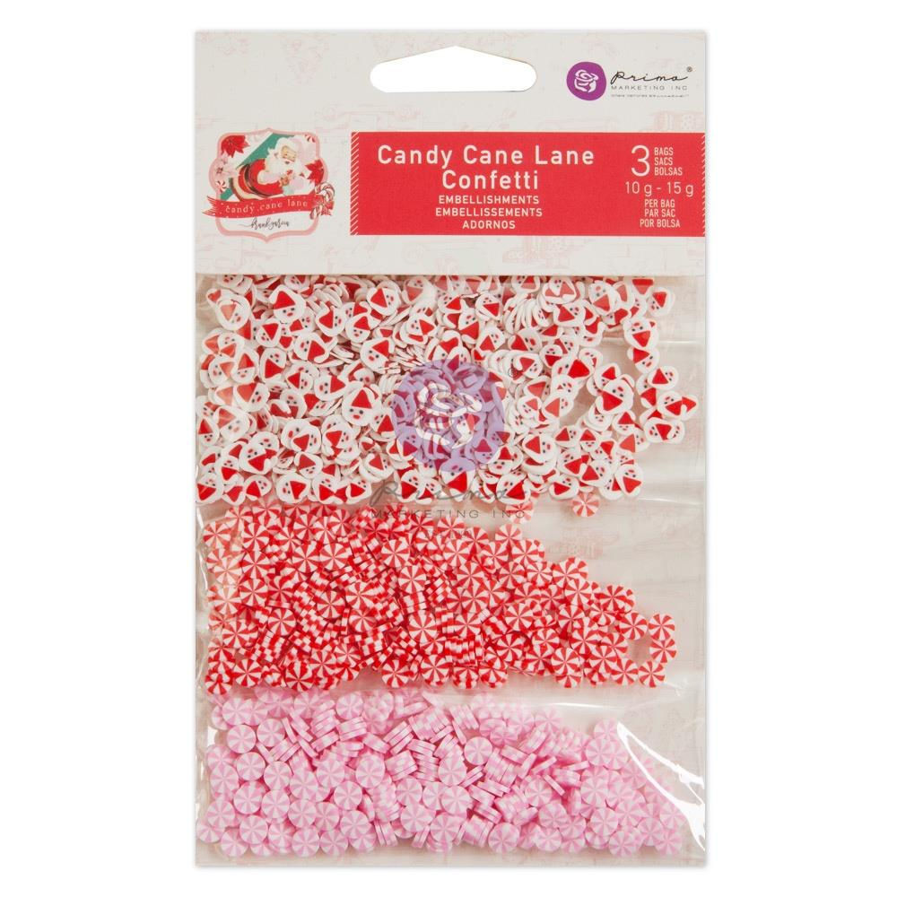 Prima Marketing - Candy Cane Lane Confetti Shaker Mix