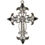 Thumbnail: Cousin DIY Jewelry Basics Metal Accent - Large Cross - 1 piece
