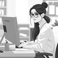 Generate an avatar of a female student working on a computer_edited.jpg