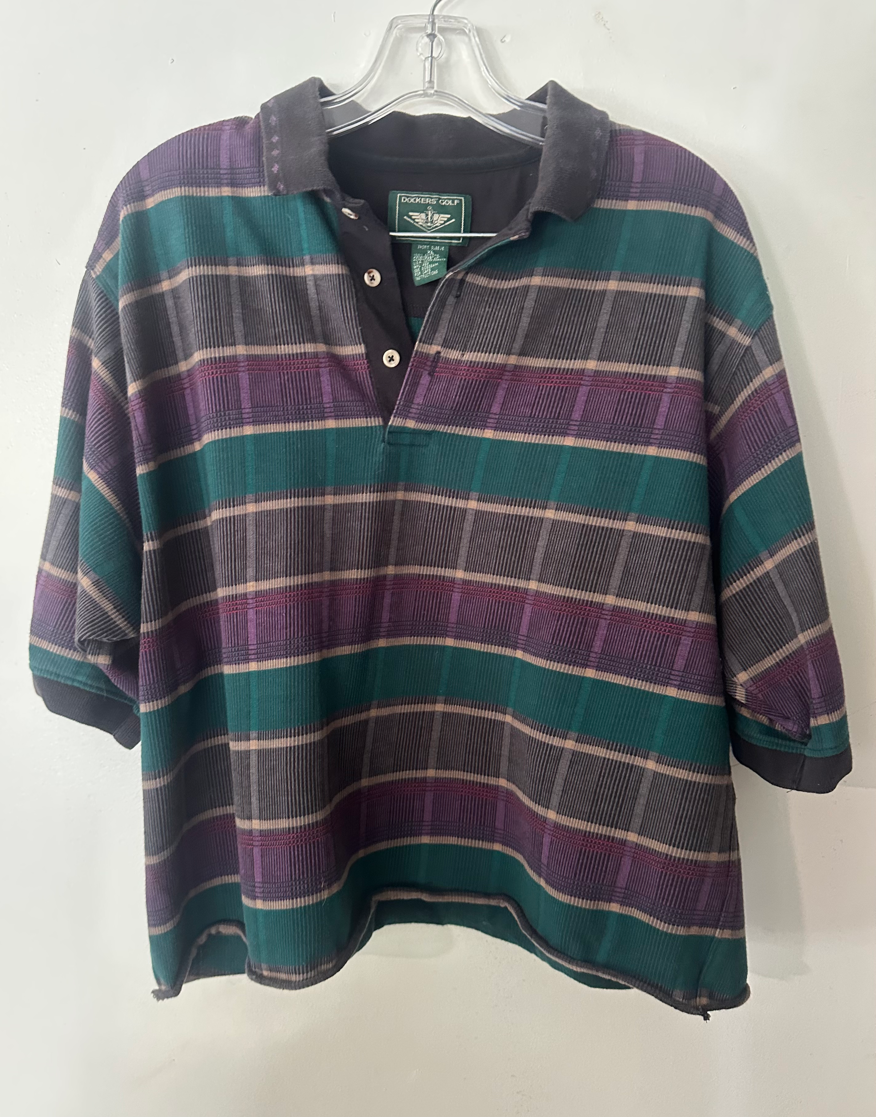 Vintage Dockers Polo Tee Green