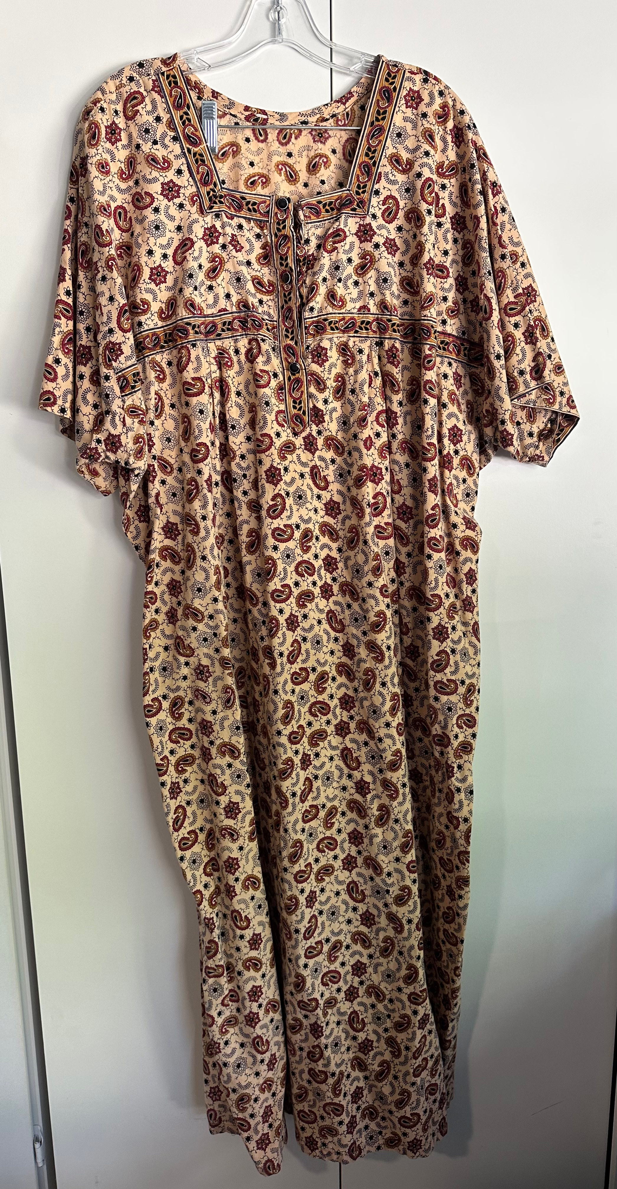 NL Vintage Paisley Print Dress Multi