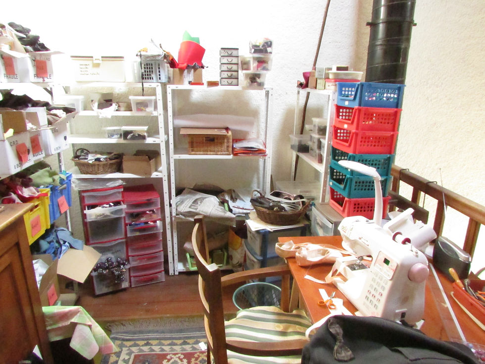 mon atelier...presque rangé!