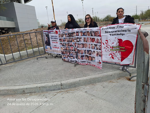COLECTIVO AMOR POR LOS DESAPARECIDOS EN TAMAULIPAS SOLICITA APOYO DE CLAUDIA SHEINBAUM