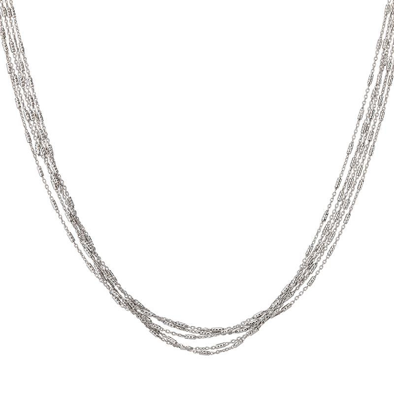 Collier/Kette aus Silber bzw. Stahl
