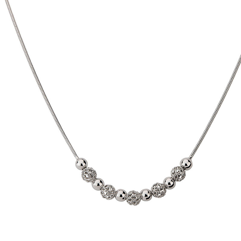 Collier/Kette aus Silber bzw. Stahl