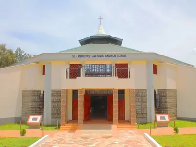 A man in Siaya Poops on a statue of Jesus in the Church