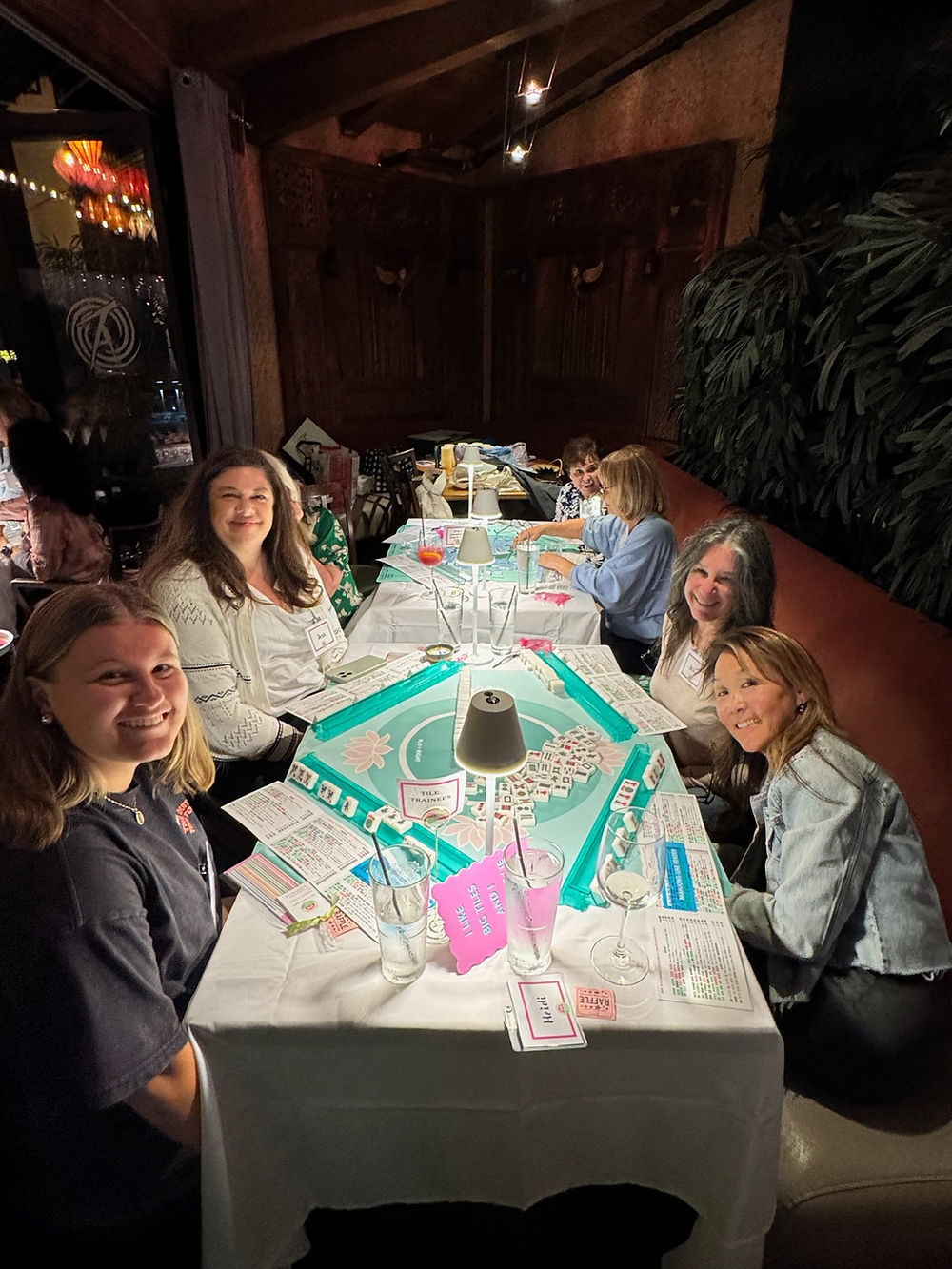 Fun at the Beach Bam Mahjong Club Event